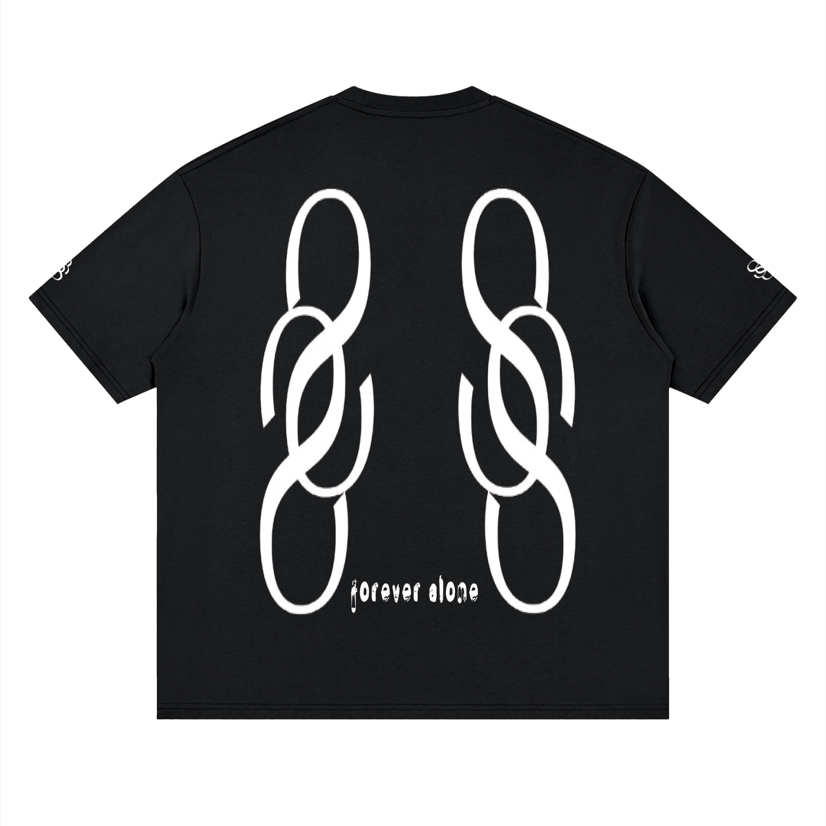 Forever Alone Black Tee