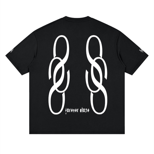 Forever Alone Black Tee