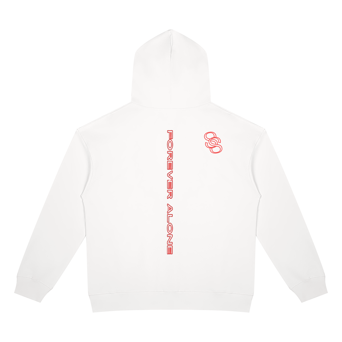 Forever Alone Red Zip Ups
