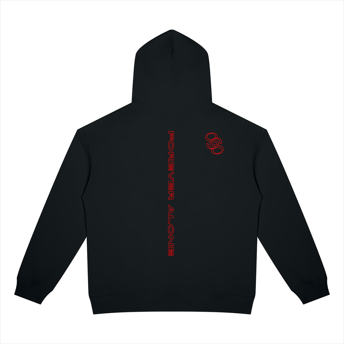 Forever Alone Red Zip Ups
